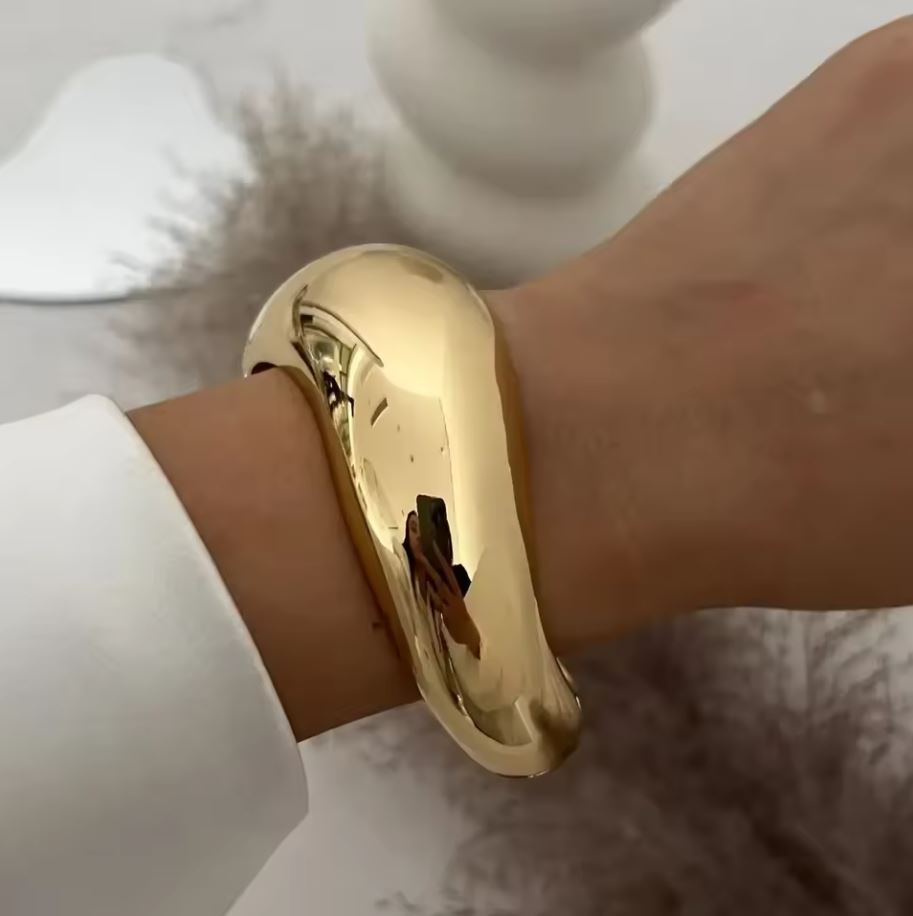 Bold Wide Cuff Bangle