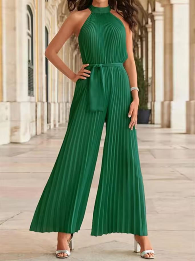 Elizabeth Elegant Wide-Leg Jumpsuit