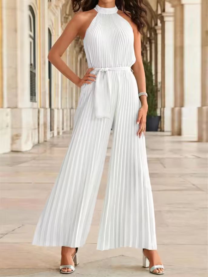 Elizabeth Elegant Wide-Leg Jumpsuit