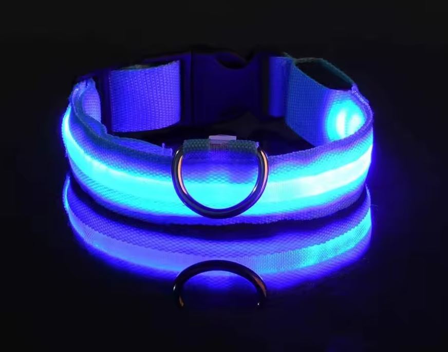 LED Nylon Dog Collar