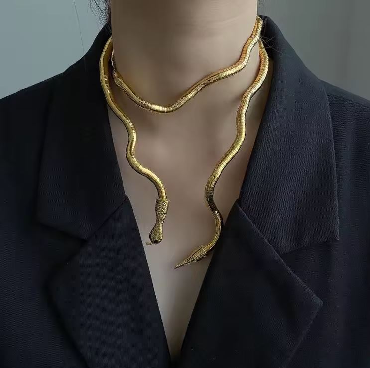 Soft Metal Snake Chain Necklace