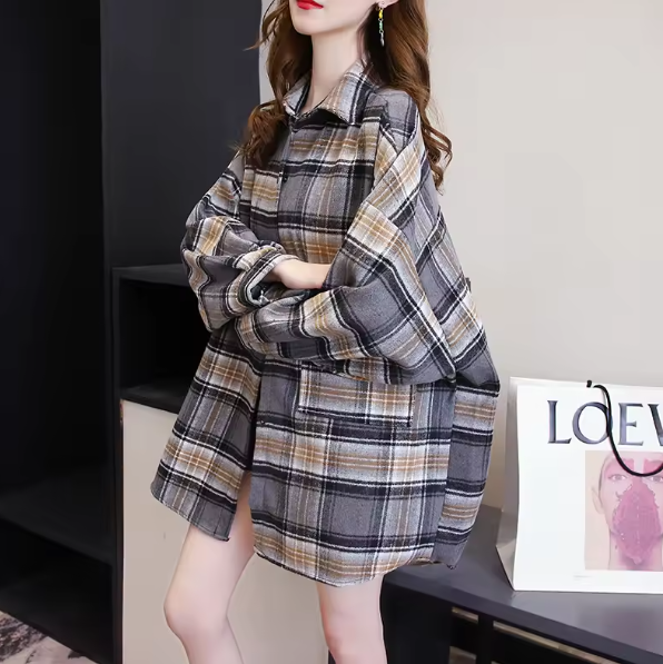 Susan Vintage Plaid Shirt