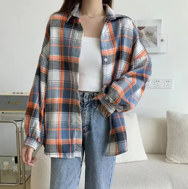 Susan Vintage Plaid Shirt