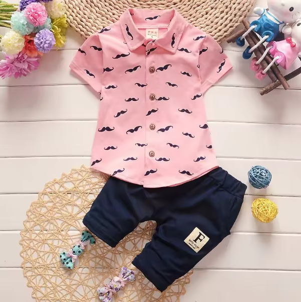 Adorable Printed Boy Suit