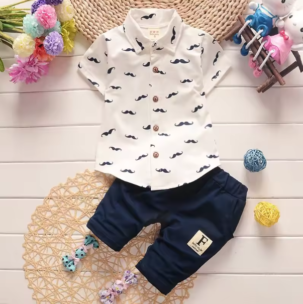 Adorable Printed Boy Suit